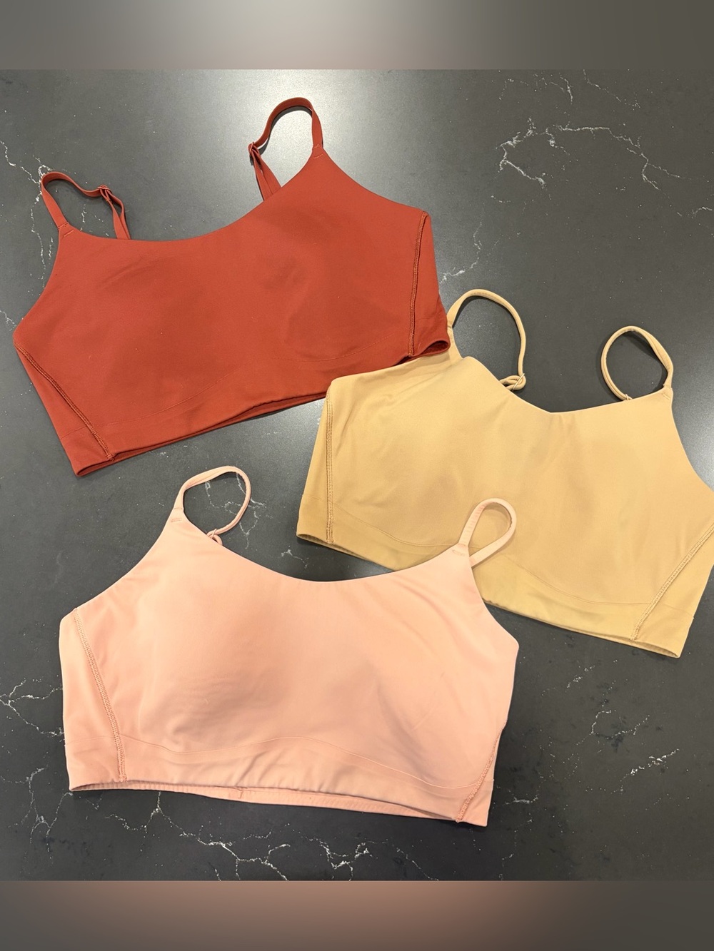Calia Restore Bras Set of 3 (Rust, Beige, Blush/Pink) Size XL